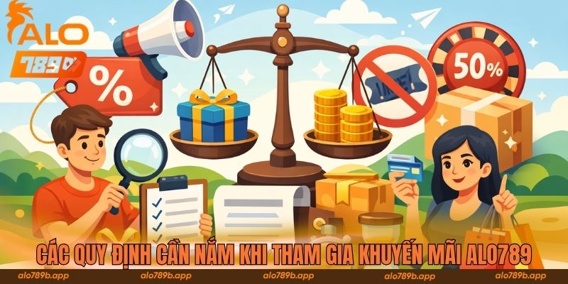 Các quy định cần nắm khi tham gia khuyến mãi ALO789