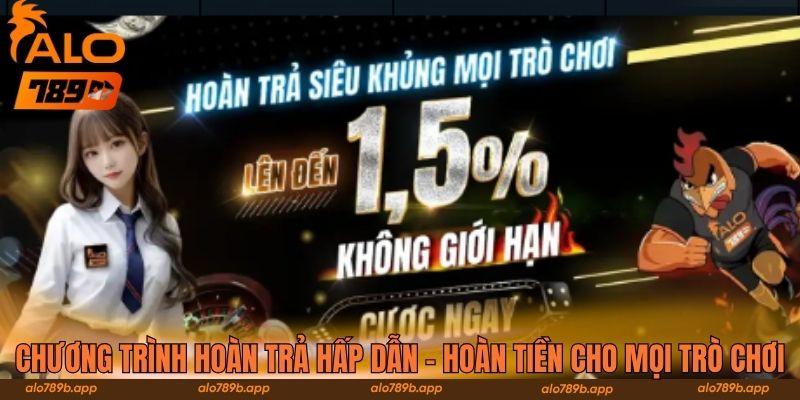 Chương trình hoàn trả hấp dẫn - Hoàn tiền cho mọi trò chơi